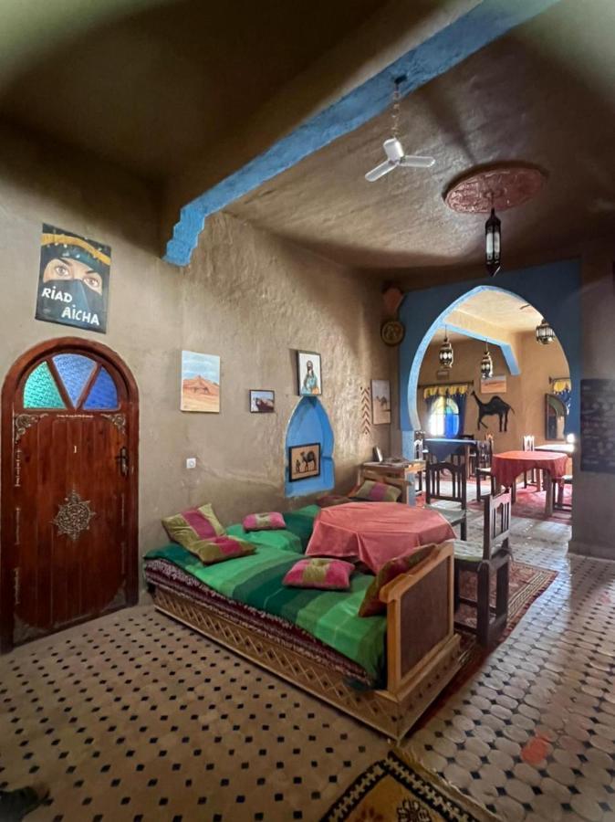Riad Aicha & Camel Trekking เมอร์ซูกา ภายนอก รูปภาพ